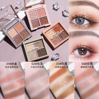 Bảng Phấn Mắt NOVO 4 Màu Sắc Chống Thấm Nước Lên Màu Chuẩn Đẹp Mắt 5330