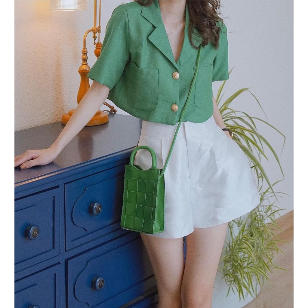 ÁO CROPTOP VEST ⚡HỎA TỐC⚡ MEOINDAHOUSE