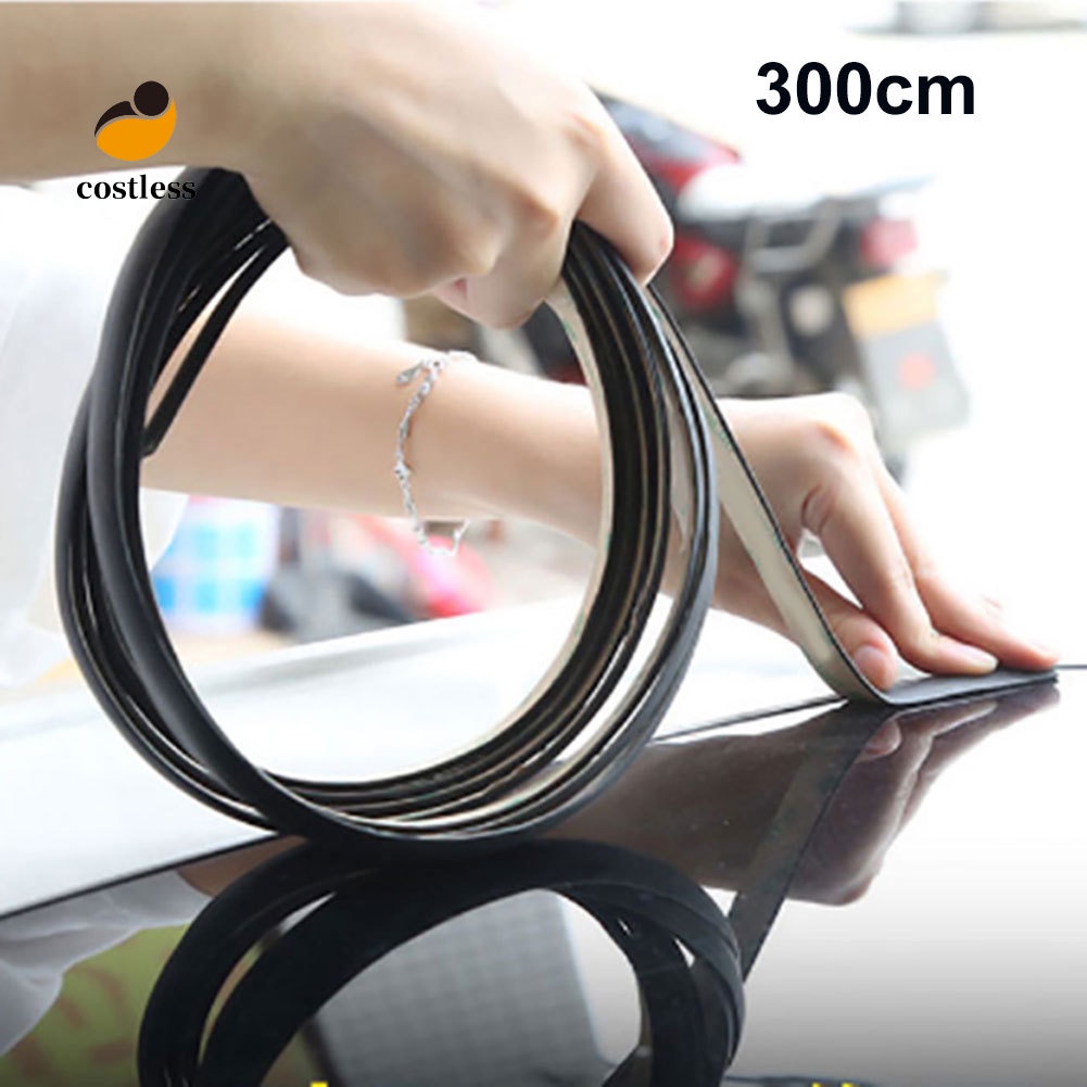 Chi Tiết| Dải Cao Su Cách Âm Chống Thấm Nước Dán Kính Chắn Gió Xe Hơi 300cm