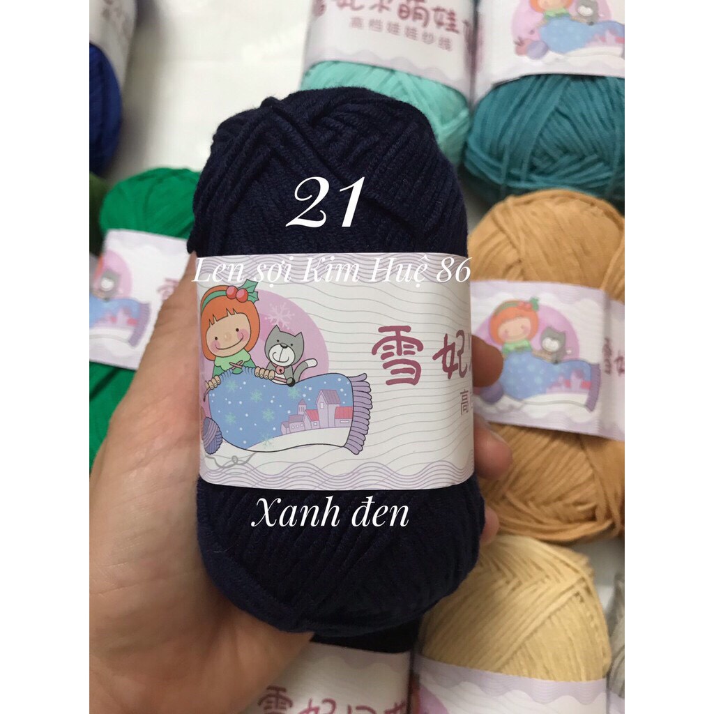Màu 21 xanh đen