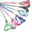 Dây Dắt Chó Mèo Kèm Yếm Hai Đai Ôm Ngực Thời Trang - Bộ Dây Xích Đi Dạo Nylon In Họa Tiết Cho Thú Cưng Nhỏ Và Vừa