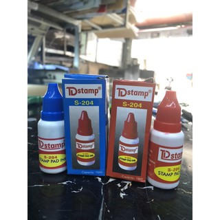 Mực dấu Dstamp màu xanh, đỏ