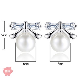 Bông tai ngọc nơ nhân tạo BHBT109