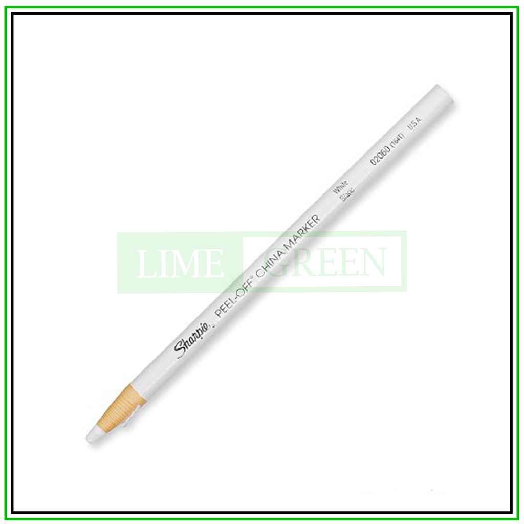 Bút chì xé vẽ trên mọi chất liệu Sharpie Peel-Off China Marker Màu trắng