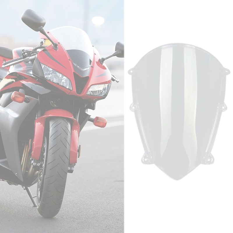 Kính Chắn Gió Xe Máy Kính Chắn Gió Bảo Vệ Cho Xe Honda CBR 600 RR F5 2007-2012 Trong Suốt