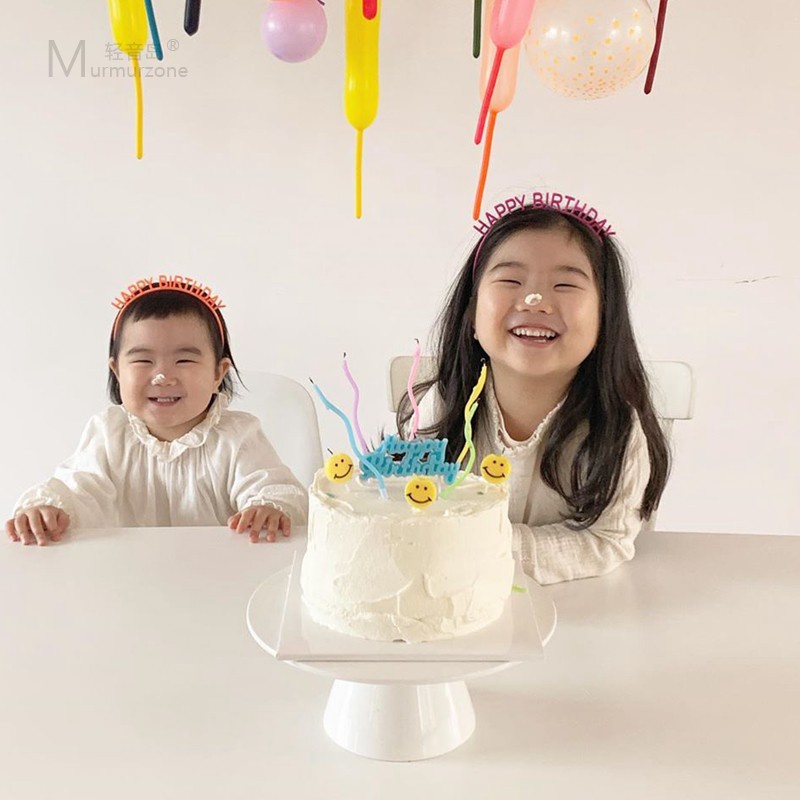[Giá sỉ] Bờm HAPPY BIRTHDAY bằng nhựa thời trang để chụp hình, trang trí sinh nhật - Kemshop K321