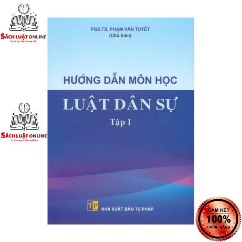 Sách - Hướng dẫn môn học Luật Dân sự - Tập 1 (NXB Tư pháp)