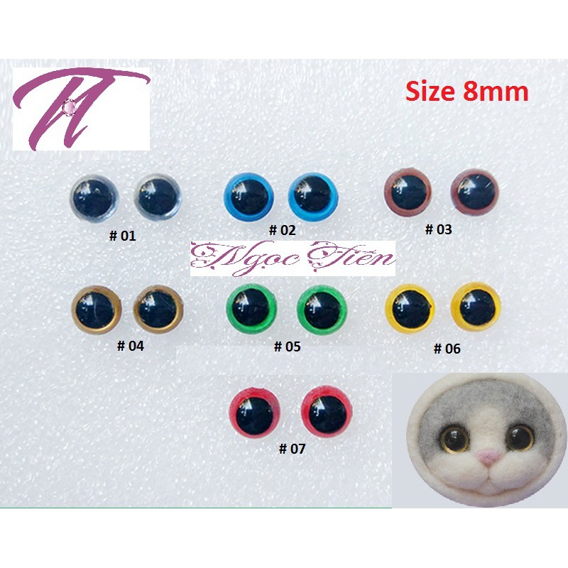 Mắt thú có chốt xoắn handmade (kèm vòng đệm) | Shopee Việt Nam