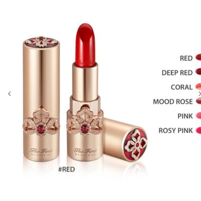 Son Lì Dưỡng Ẩm Mini Cao Cấp Ohui The First Geniture Lipstick Minisize Màu Red 1.3