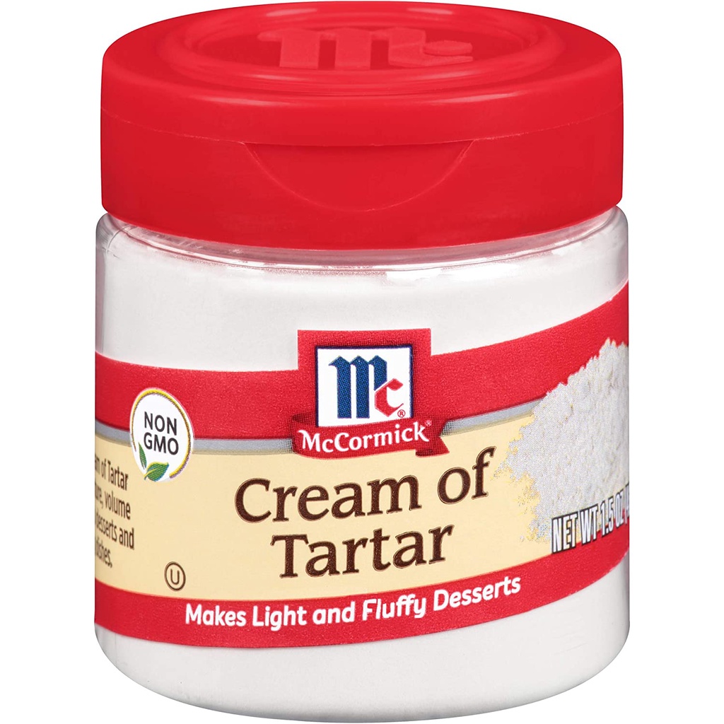 BỘT KEM TARTAR LÀM BÁNH McCormick Cream Of Tartar, Baking, Non GMO, 42g (1.5 oz) Shopee Việt Nam