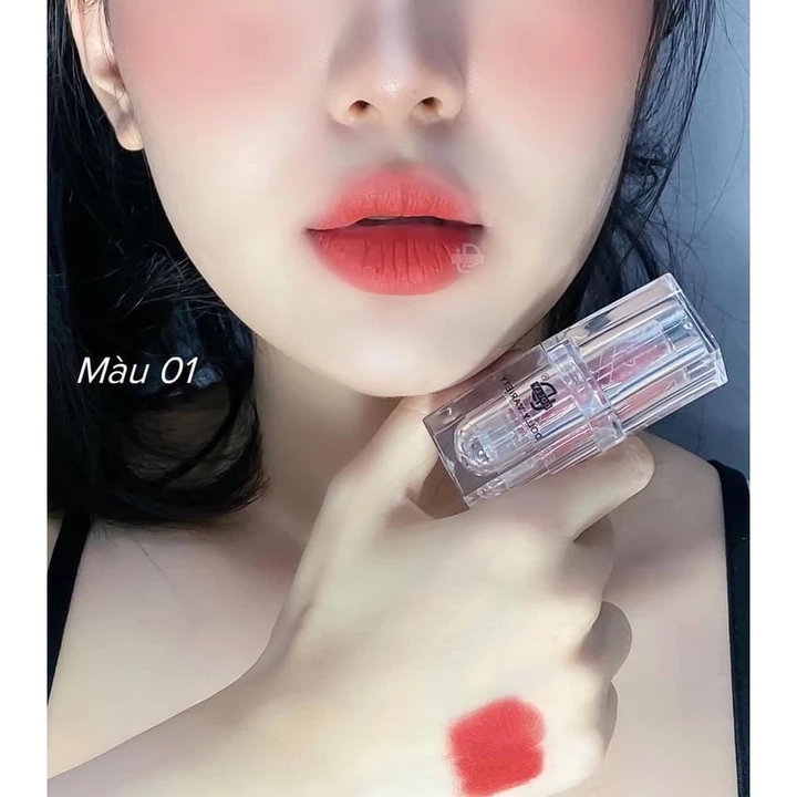 Son Thỏi, Lì, Lâu Trôi DOLLY Không Chì Chất Lượng < Màu Hồng Trà Sữa>