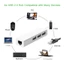 Changzhi®Di Động USB/Type-C 3 USB2.0 Hub Chia Cổng RJ45 Cạc Mạng Lan Bộ Chuyển Đổi Ethernet
