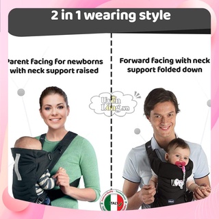 Địu Trẻ Em Chicco Easyfit Baby Carrier Max.9kgs, Dễ Mặc, Dễ Điều Chỉnh Và Dễ Gập Gọn Mang