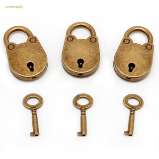 Set 3 ổ khoá có chìa kiểu dáng mini phong cách cổ điển độc đáo