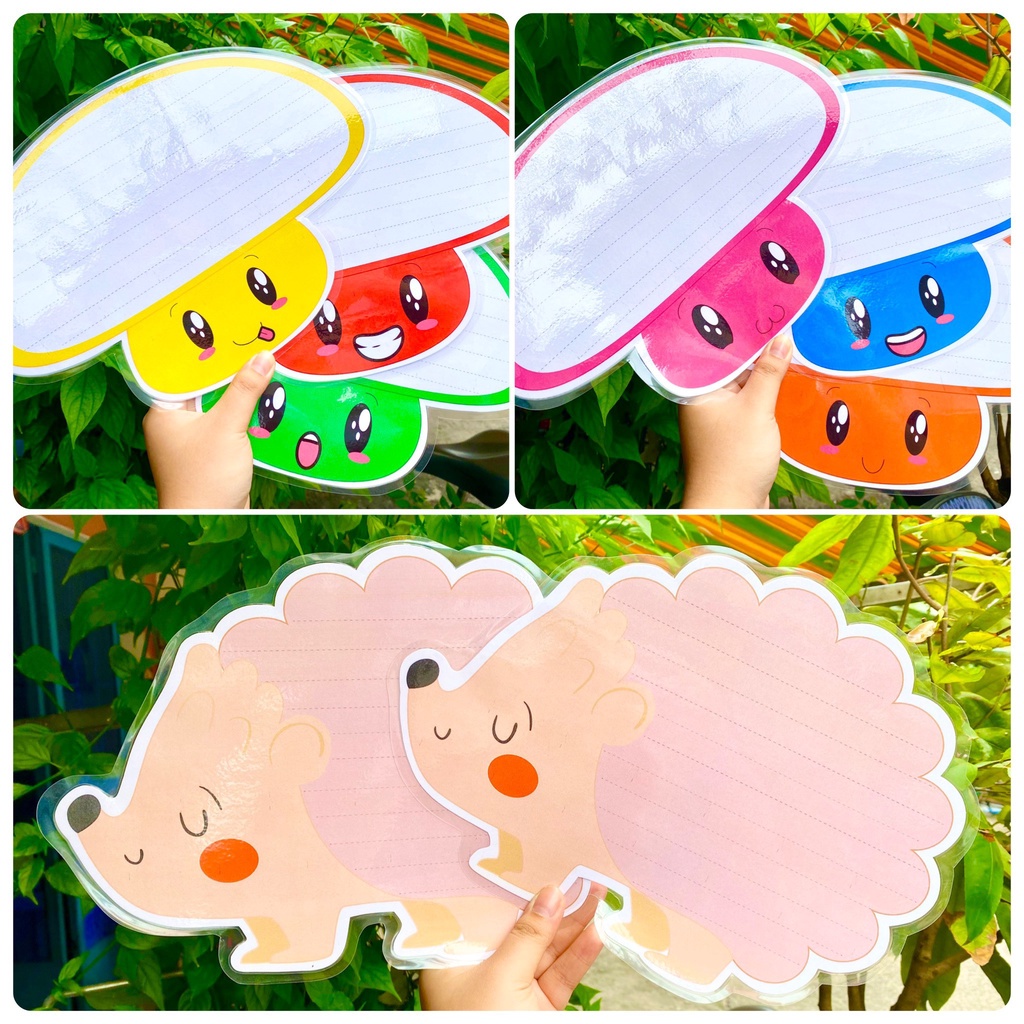 Bộ Nhím & Nấm Đáng Yêu (Đồ Dùng Dạy Học MIKI)