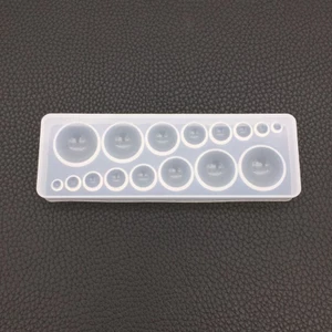 Khuôn Silicone Làm Trang Sức Hình Quả Cầu Tròn