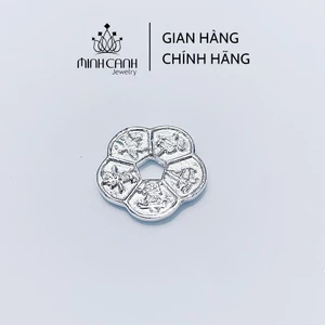 Đồng Xu Bạc Hoa Mai Kim Tiền Phong Thủy Chiêu Tài Lộc - Minh Canh Jewelry