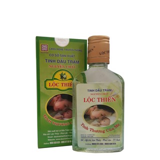 [CHÍNH HÃNG] Combo 3 chai Dầu Tràm Lộc Thiên 80ml và 2 chai 50ml, tặng kèm 1 chai tinh dầu sả 10ml