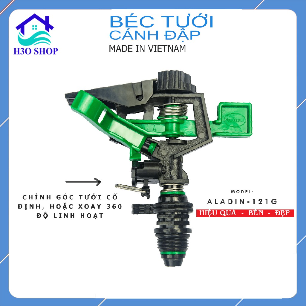 Béc tưới cánh đập chỉnh góc TAIWAN