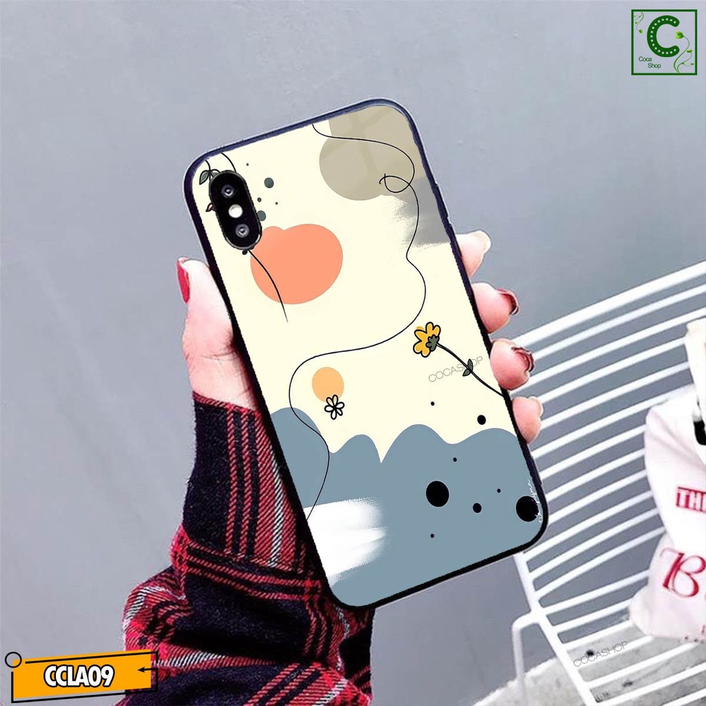 Ốp lưng iphone mặt kính in hình cực đẹp  - Bức họa tiết độc đáo - 6/6plus/6s/6splus/7/7plus/8/8plus/x/.....