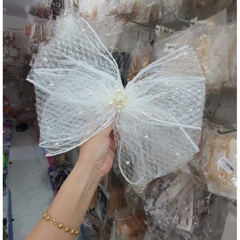 nơ cài tóc( ảnh thật)