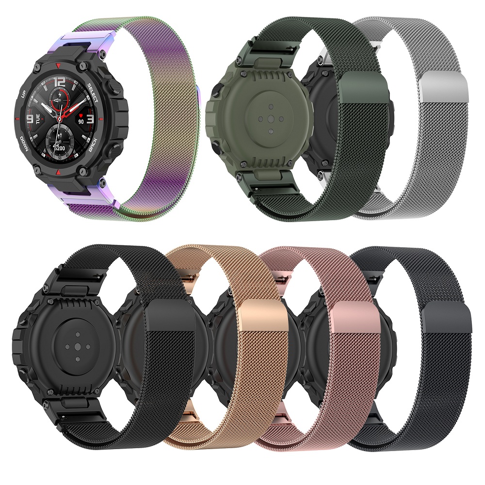 Dây Đeo Inox Milanese Cho Đồng Hồ Thông Minh Huami Amazfit T Rex Pro Amazfit T Rex Shopee 8151