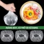 Bịch 100 màng bọc thực phẩm, túi bọc thực phẩm nilong bo chun co giãn, tái sử dụng