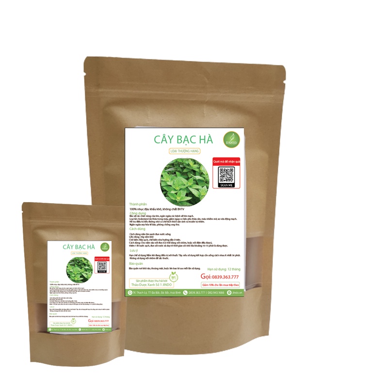 Cây bạc hà khô thượng hạng JINDO 1kg