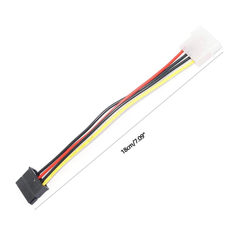 BTM 4 Pin IDE Molex sang Serial Sata Ổ cứng Nguồn điện Cáp nối dài 4P Sata