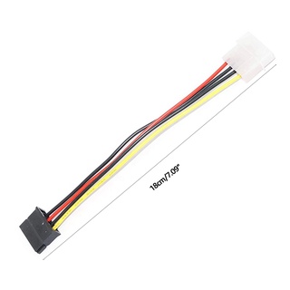 R * Cổng nối tiếp Bộ chuyển đổi Sata sang dây nguồn 4P Sata 15Pin Dòng nguồn sang 4Pin IDE Bộ chuyển đổi dây nguồn mở rộng Li