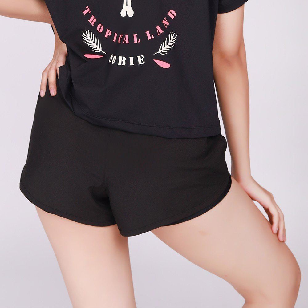 Ảnh Quần Short Nữ Sobie 2layer Black 2