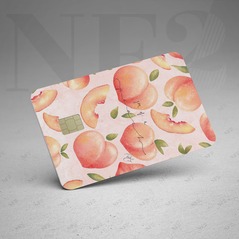 Miếng Dán Trang Trí COLORFUL FRUITS - Sticker Thẻ ATM (Thẻ Chung Cư, Thẻ Xe, Debit, Credit) NF2