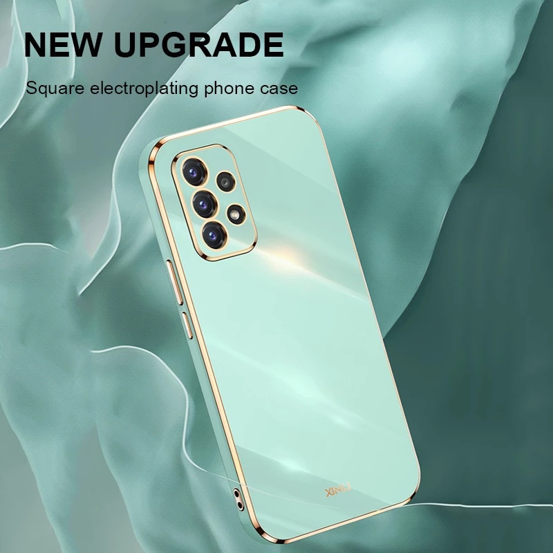 Ốp Điện Thoại Mạ Sang Trọng Cho Samsung Galaxy S25 S24 S20 FE S21 S22 Plus Mềm TPU Vị Trí Vỏ Silicon S22 S23 Ultra S20