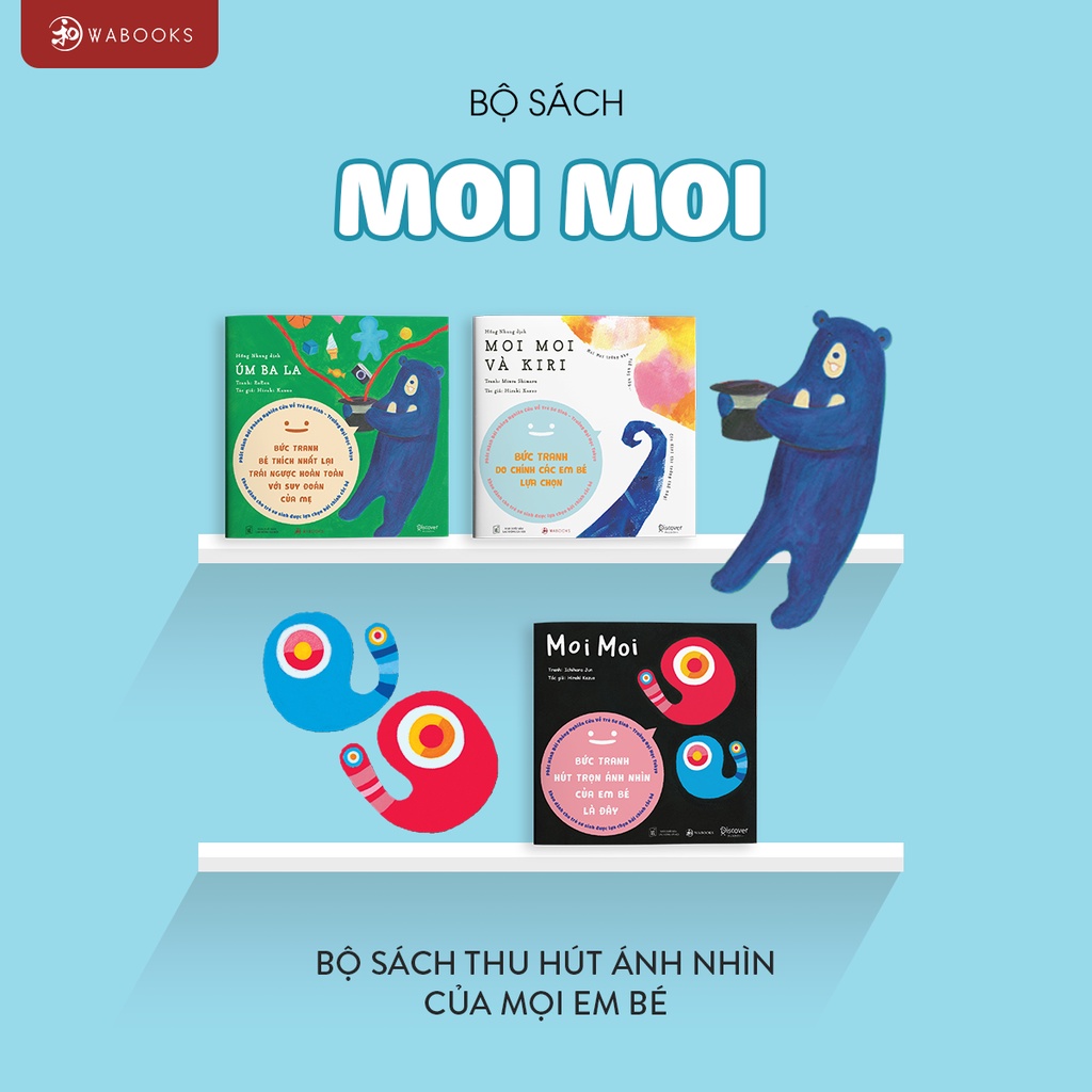 Ảnh Sách Ehon - Combo 9 cuốn Moi moi Âm thanh Buồn ngủ - Cho bé 0 - 2 tuổi 2