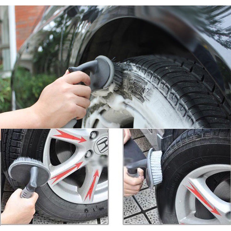 Bàn Chải Vệ Sinh Lốp Xe Máy Ô Tô Chuyên Dụng