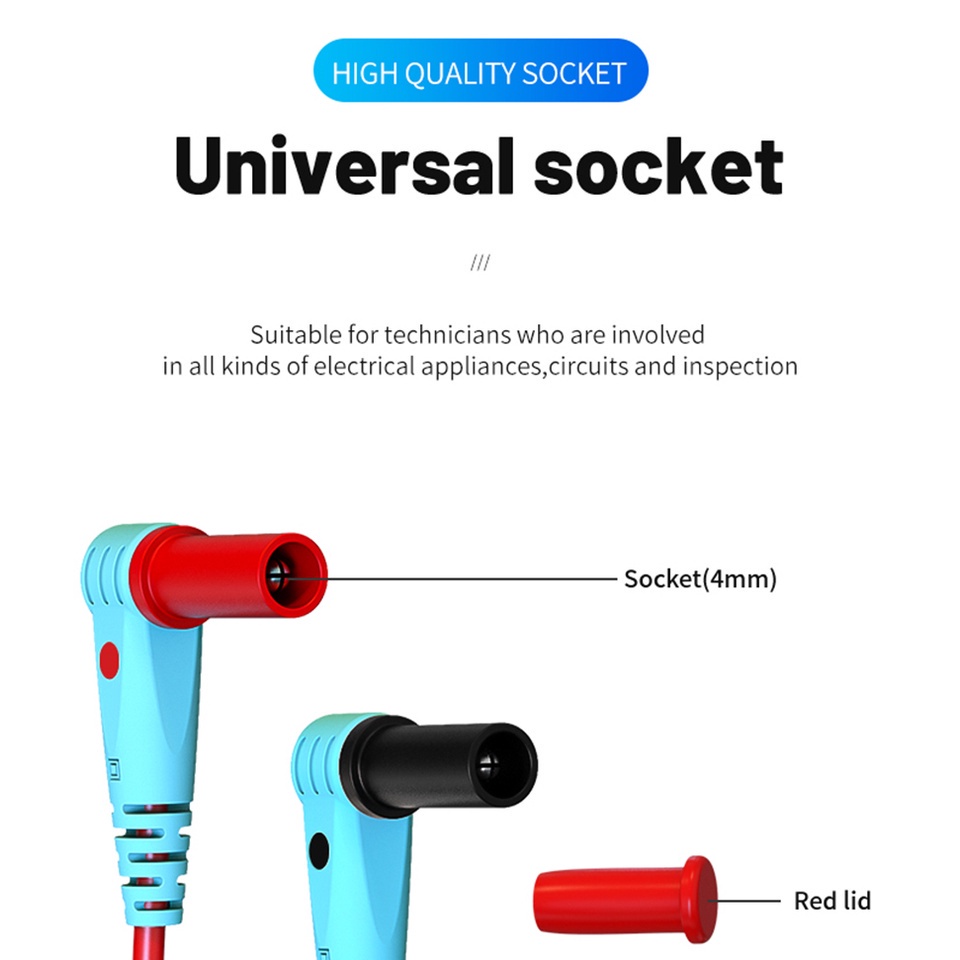 TUOLI TL-10S Đầu dò vạn năng siêu mịn đa năng cho đầu dò vạn năng kỹ thuật số Dây bút Cáp vạn năng Cảm biến dây