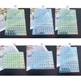 Sticker Chữ Cái Tự Dính Dán Trang Trí Ốp