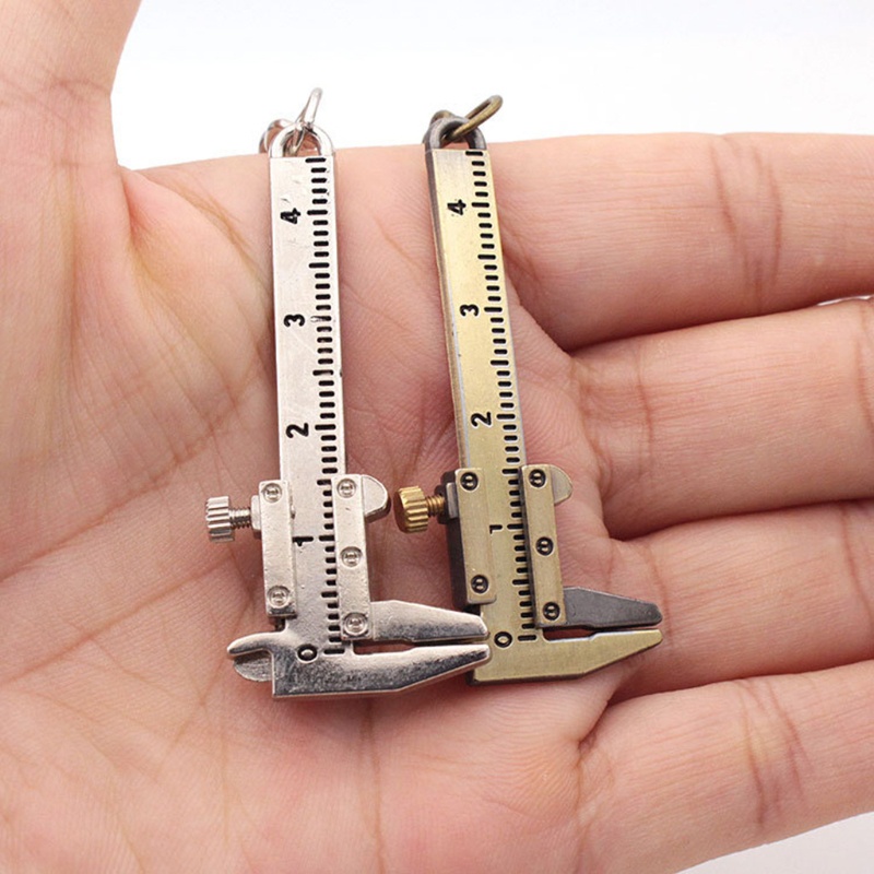 Ppy Di Động Mini Vernier Calipers Móc Khóa Đo Dụng Cụ Đánh Răng Cho Vòng Chìa Khóa
