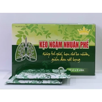 KẸO NGẬM HO NHUẬN PHẾ HOÀNG KINGPHAR (bổ phế ,tiêu đờm,hết ho,đau họng)