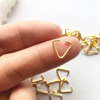 Flgo Cho Tam Giác Mở Nhảy Nhẫn 100 Chiếc Sắt Pinch Bails Mặt Dây Chuyền Móc Treo Kết Nối B