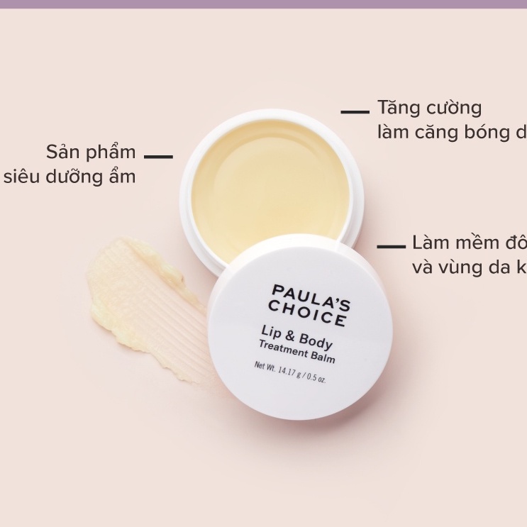 Sáp Dưỡng Ẩm Chống Nẻ Cho Da Mềm Mịn Paula's Choice Lip & Body Treatment Balm