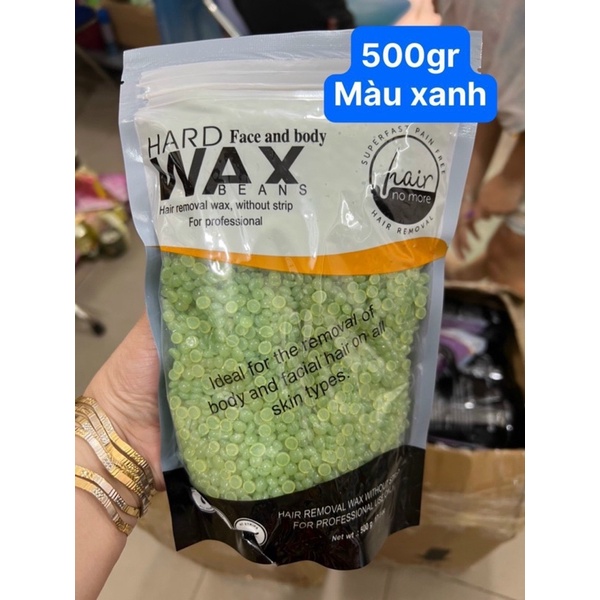 CHÍNH HÃNG SÁP WAX LÔNG NÓNG HẠT ĐẬU ( GÓI LỚN 500g ) | Shopee Việt Nam