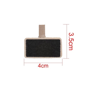 RISEDOT 10 Cái Tin Nhắn Ghi Chú Kẹp Đồ Dùng Cưới Trang Trí Sân Vườn Giá Đứng Gỗ Ghi Nhớ Bảng Phấn