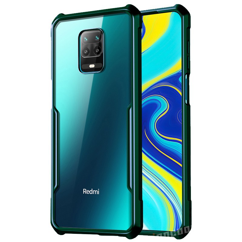 Ốp điện thoại acrylic trong suốt chống sốc cho Xiaomi Redmi Note 10 4G 5G 9 Pro Max 9S redmi note 8 Pro 7