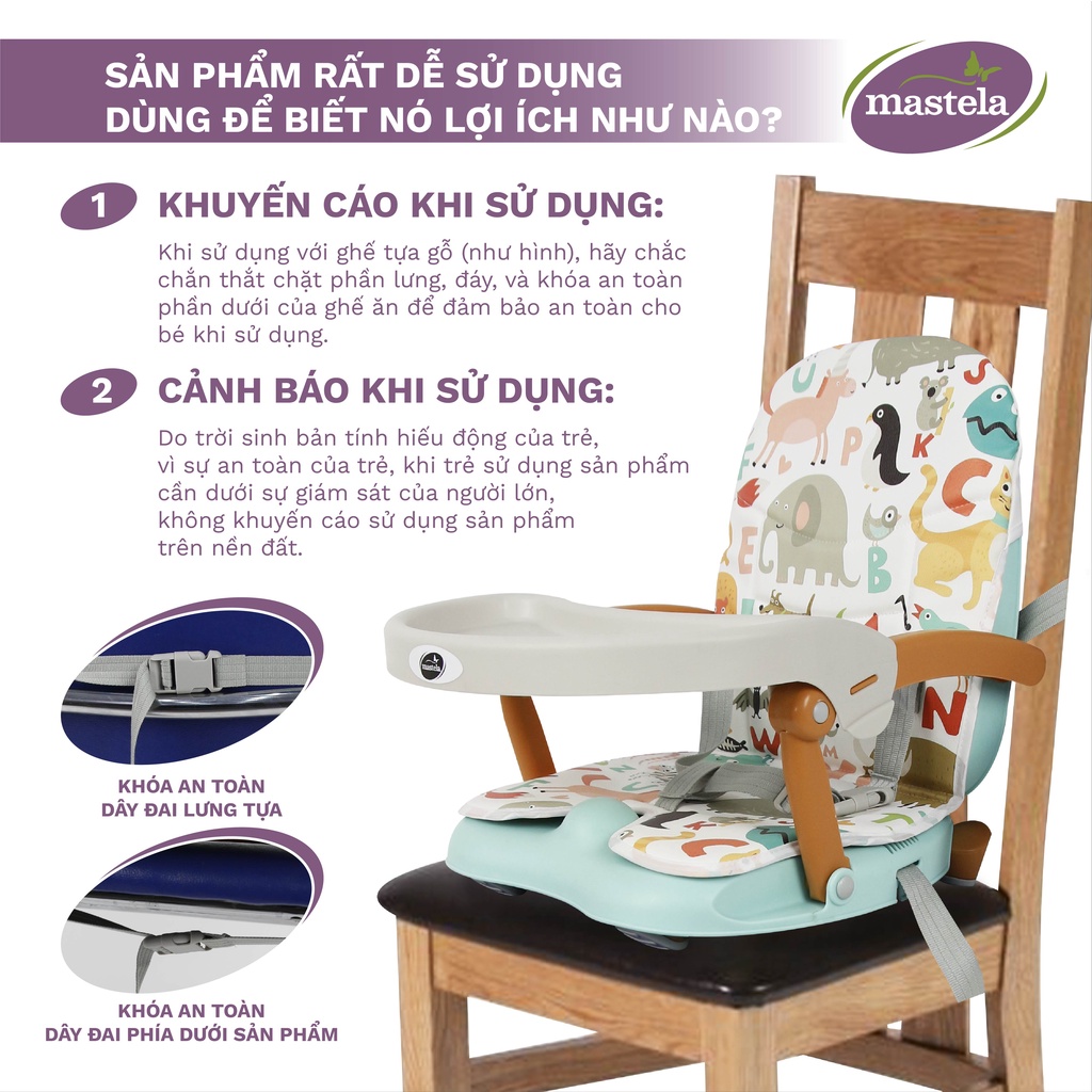 Ảnh Ghế Ngồi Ăn Dặm Cho Bé Mastela 1013 2
