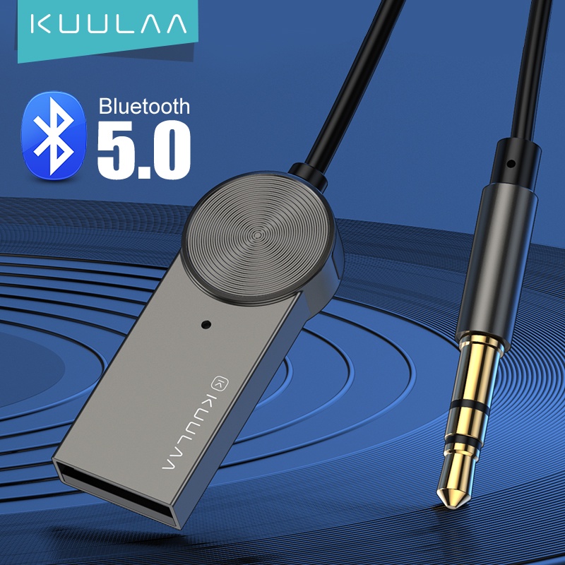 Thiết bị nhận tín hiệu KUULAA bluetooth 5.0 kết nối điện thoại nghe nhạc trên xe hơi