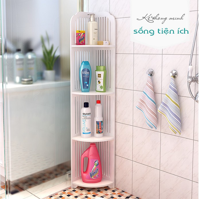 Ảnh Kệ góc nhà tắm 4 tầng chống nước thương hiệu IGA 2