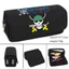 YT4 One Piece Luffy Skull Chopper Bút Chì Hộp Đựng Dung Tích Lớn Sinh Viên Văn Phòng Phẩm Zip Anime Túi Trang Điểm Cung Cấp Học Tập