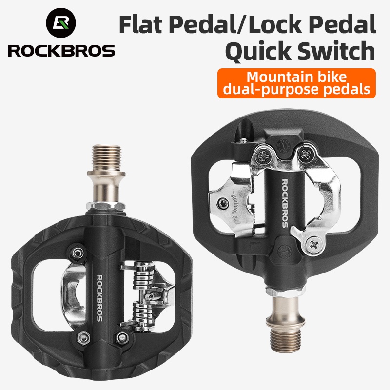 Đế gắn bàn đạp ROCKBROS chất liệu nylon siêu nhẹ dành cho xe đạp leo núi