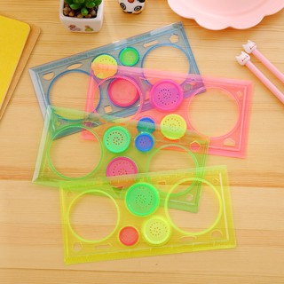 3 Bộ Thước Đã Năng Nhiều Hình - Thỏ Hồng VPP